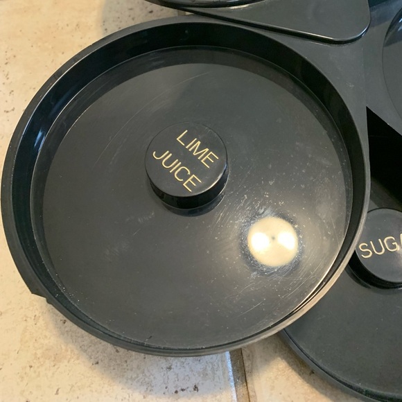 Margarita Glass Rimmer Set Salt, Sugar, & Lime Juice - Cocktail Bar Tool - Picture 6 of 9